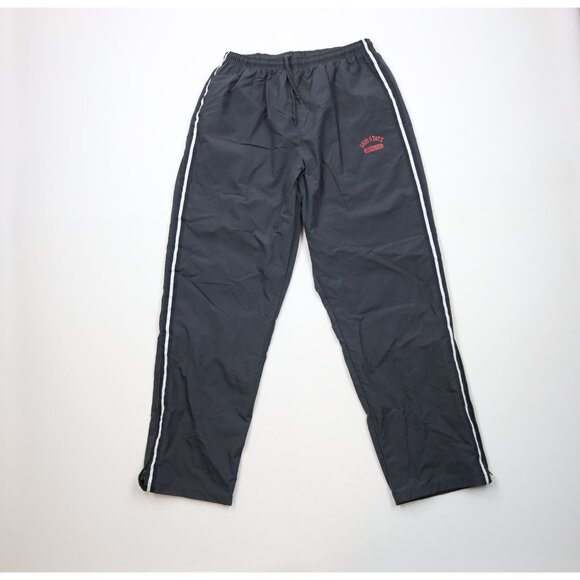 Vintage 90s Mens Large Spell Out Ohio State University Lined Windbreaker Pants